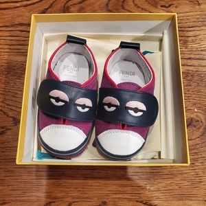 NIB Fendi baby shoes